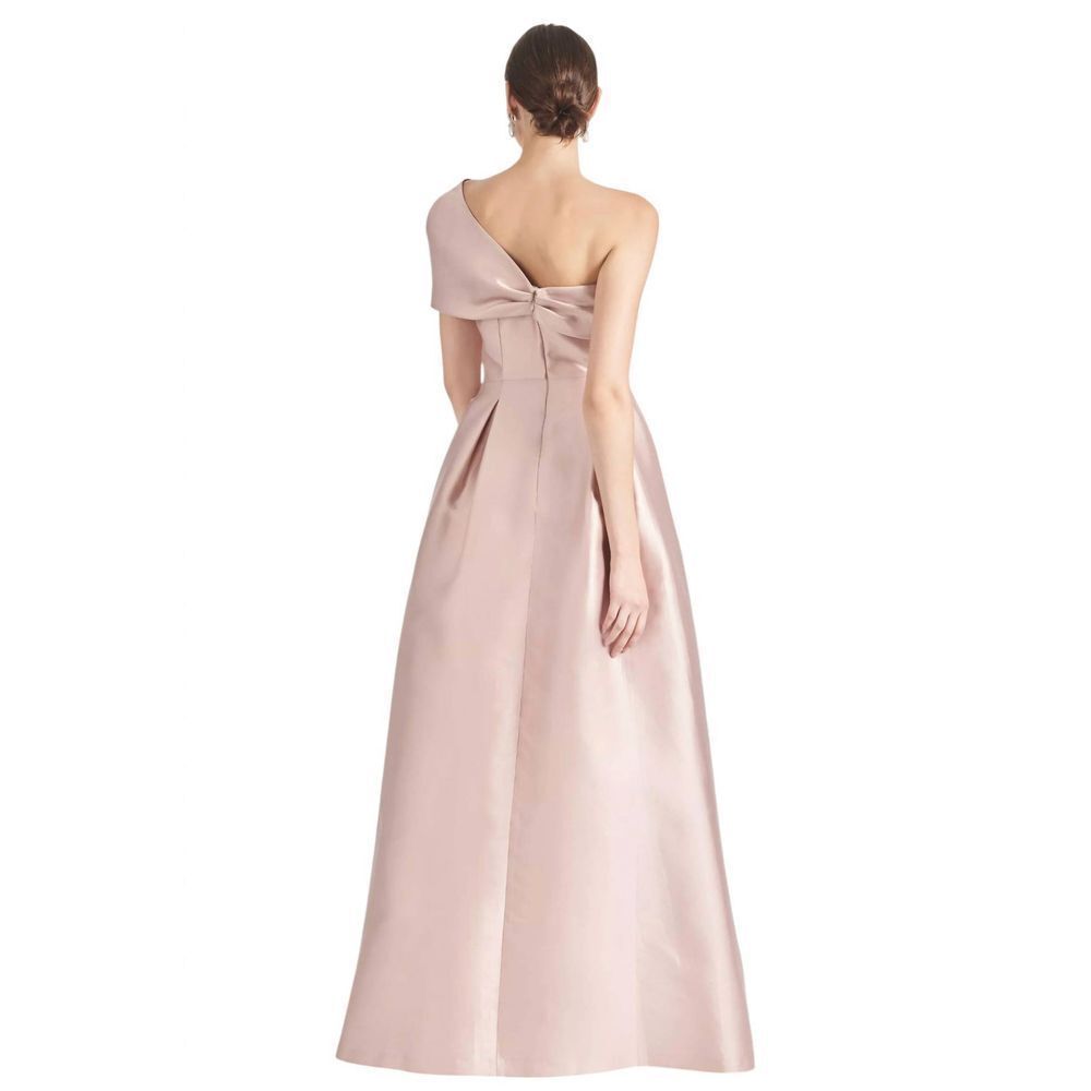 Sachin &‎ Babi NEW Delilah Crystal Embellished Gown in Silver Peony $1,095 Sz 12 - Picture 9 of 13